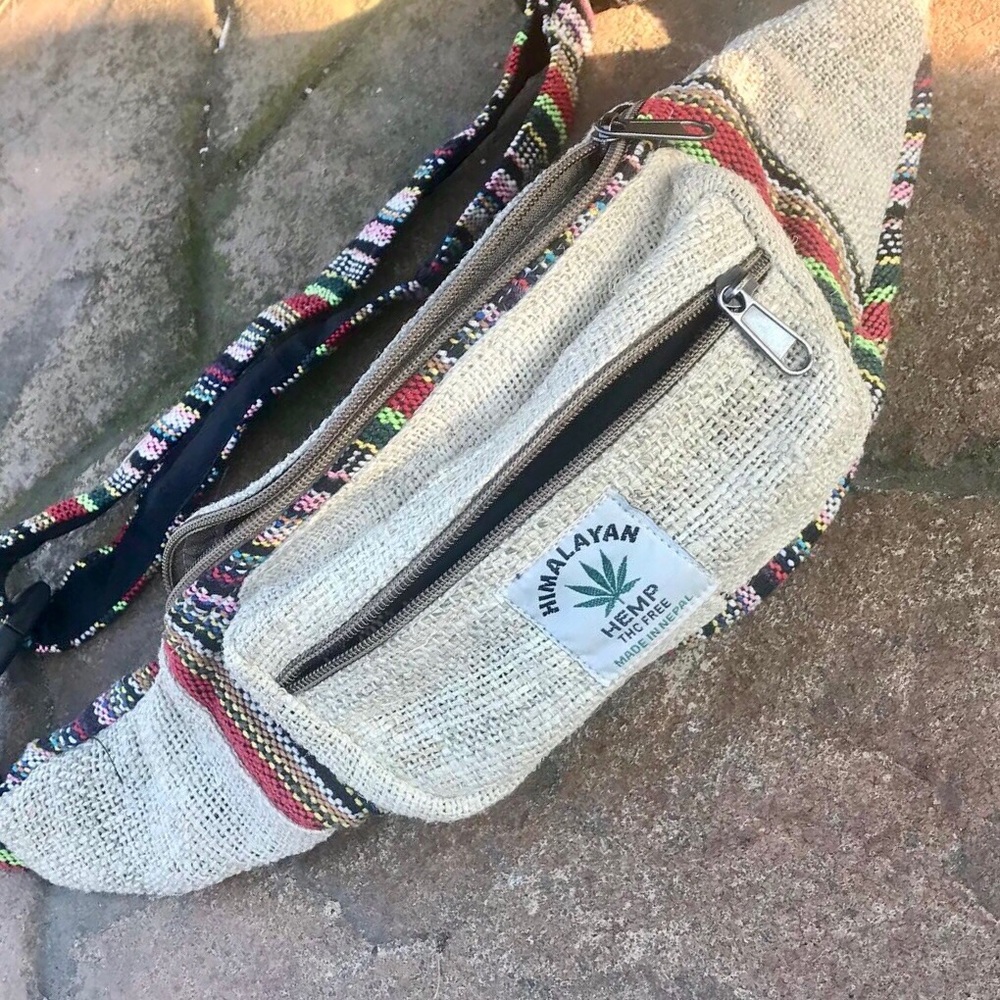 Hemp Fanny Pack Handmade in the Himalayas NEW